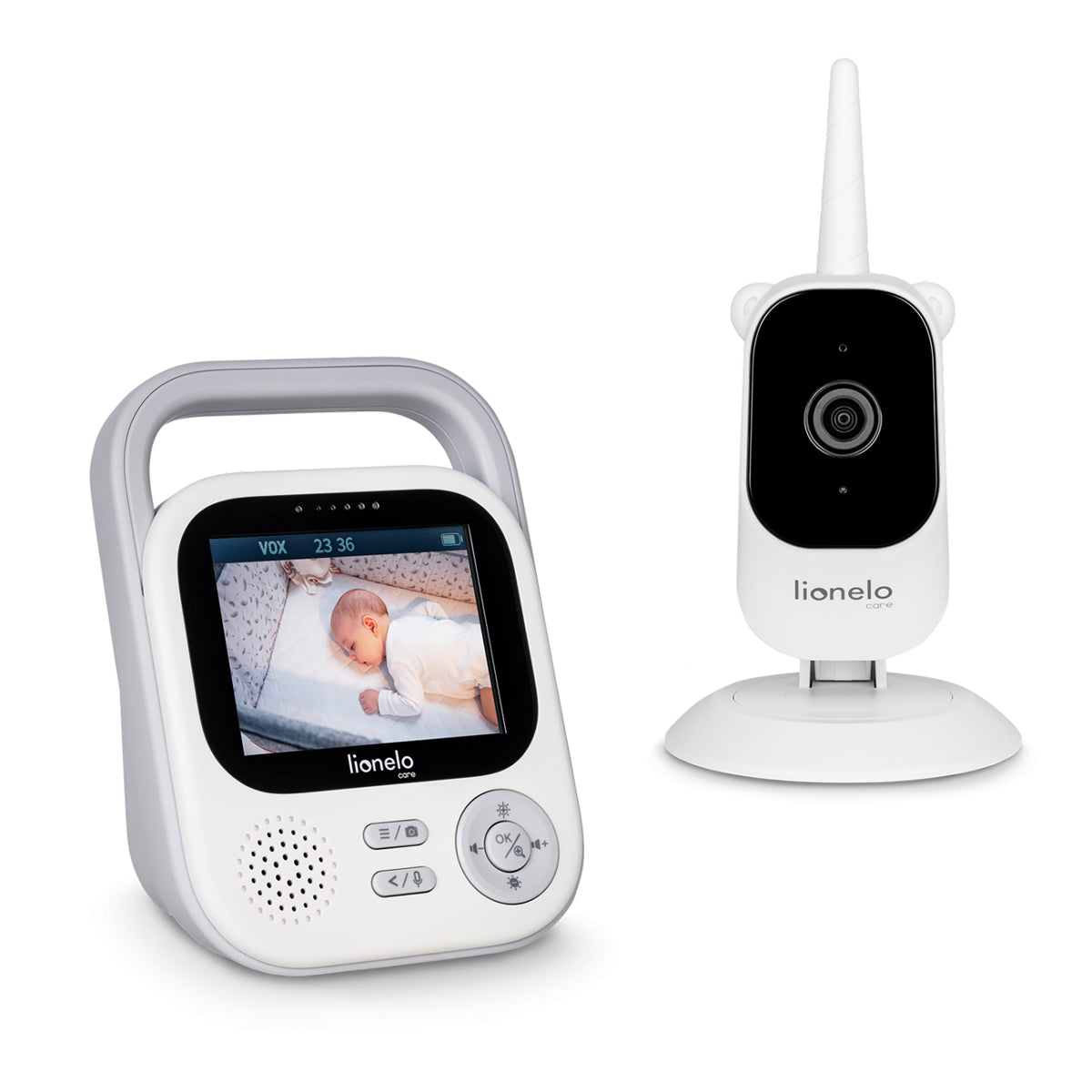 Lionelo Babyline 3.2 Baby Monitor - White